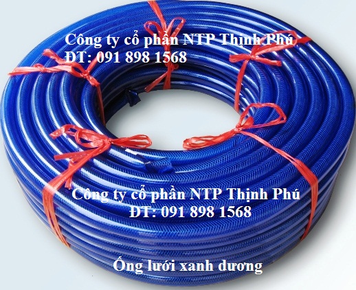 Ống lưới dẻo PVC xanh dương